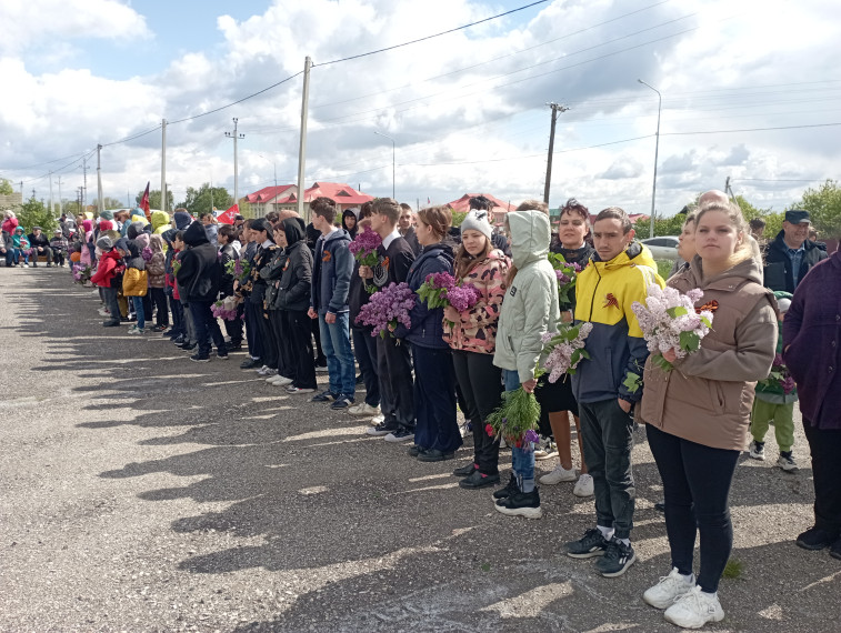 Митинг, посвященный 79 годовщине Победы.